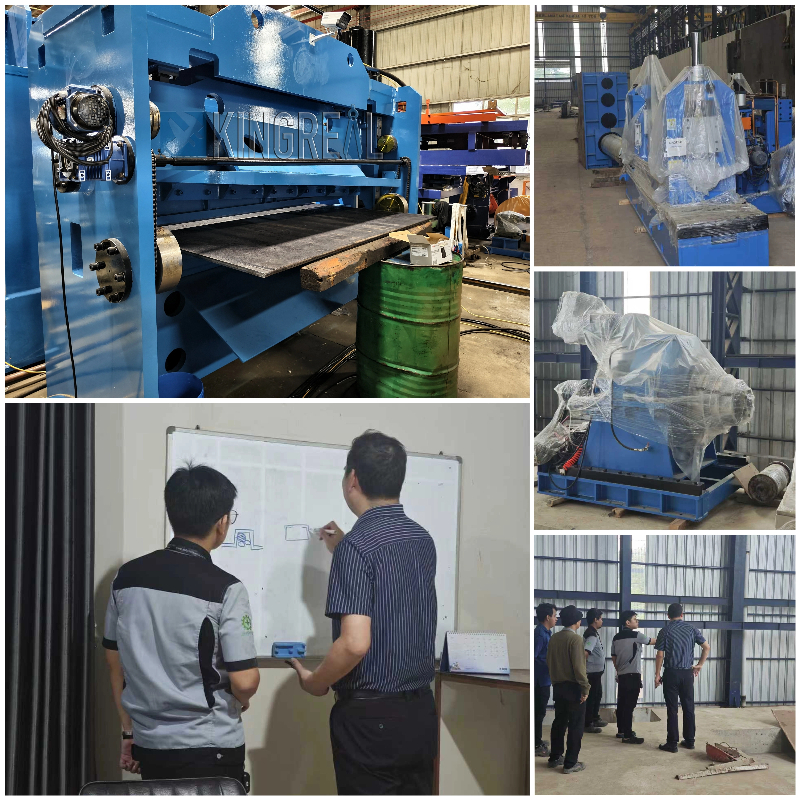 Stroj na rezanie ocele na dĺžku v Indonézii